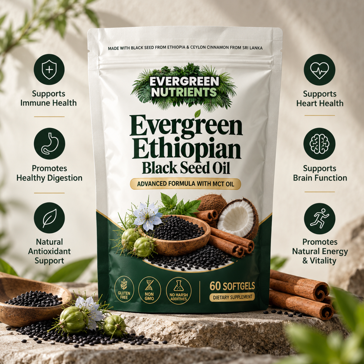Evergreen Ethiopian - black seed oil